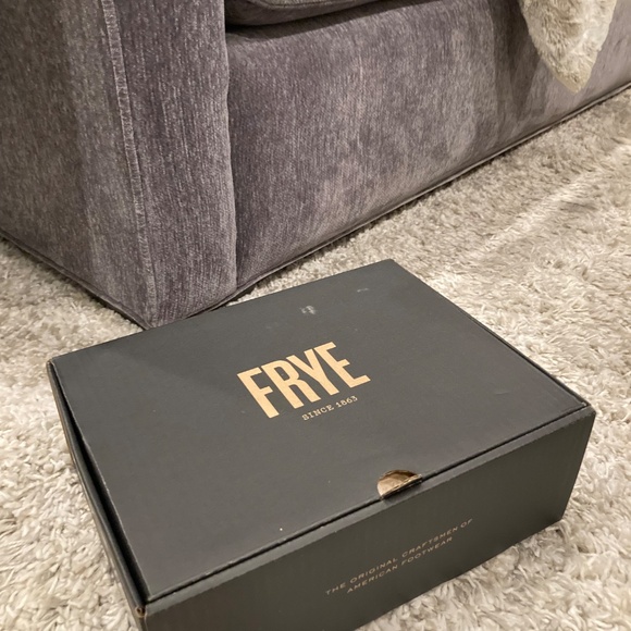 NWT Frye Ava Crochet Slides - Steel Blue 8M - Picture 7 of 8